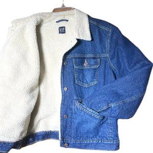 Gap Denim Sherpa Icon Jacket